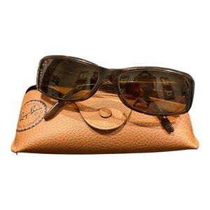 Ray-Ban RB4078 Tortoiseshell Wrap Sunglasses (frames) 642/57 J24